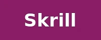 Skrill accepted e-wallet payment method logo at Megaways Casino