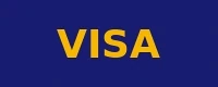 Visa accepted payment method logo at Megaways Casino