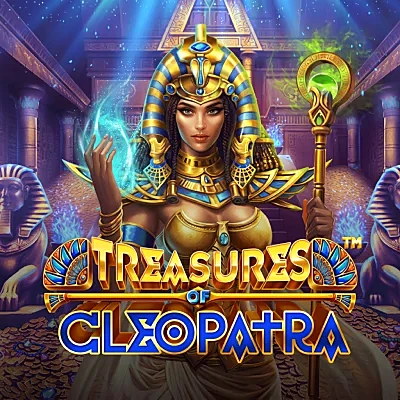 Treasures of Cleopatra Egyptian slot tile at Megaways Casino